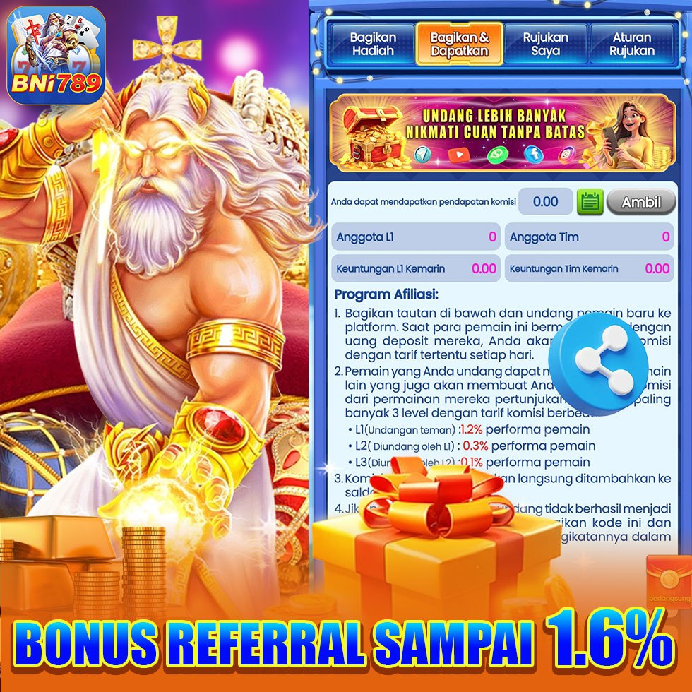 Apk Slot 777 Dana bonus referral sampai 1.6%